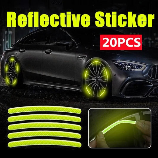 Car Wheel Hub Reflective Sticker